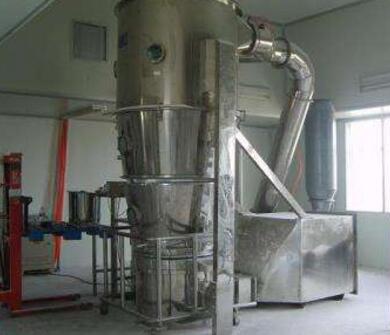 沸腾造粒干燥方法：单锅